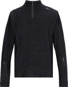 Футболка C2H4 Intervein Panelled Long-Sleeve Jersey T-Shirt &apos;Black&apos;, черный