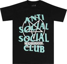Футболка Anti Social Social Club x Neighborhood Filth Fury T-Shirt &apos;Black&apos;, черный