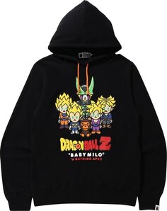 Худи BAPE x Dragon Ball Z Baby Milo Super Saiyan &amp; Cell Pullover Hoodie &apos;Black&apos;, черный