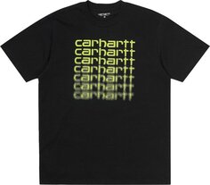 Футболка Carhartt WIP Short-Sleeve Fading Script T-Shirt &apos;Black&apos;, черный