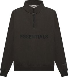 Свитер Fear of God Essentials Half Zip Pullover Sweater &apos;Black&apos;, черный