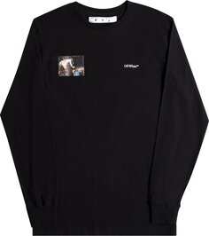 Лонгслив Off-White Caravaggio Angel Long-Sleeve Tee &apos;Black&apos;, черный