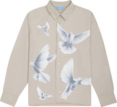 Рубашка 3.PARADIS Freedom Birds Button Shirt &apos;Beige&apos;, загар