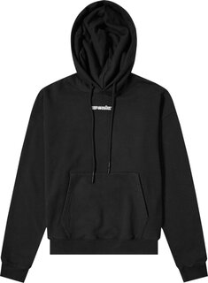 Худи Off-White Marker Over Hoodie &apos;Black/Blue&apos;, черный