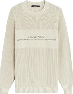 Джемпер A-Cold-Wall* Dialogue Knit &apos;Bone&apos;, кремовый