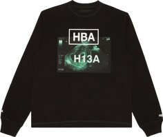 Лонгслив Hood By Air Long-Sleeve Tee &apos;Black&apos;, черный