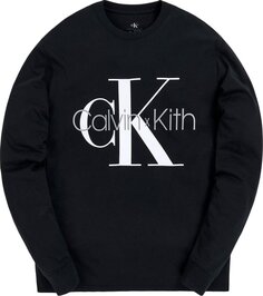 Лонгслив Kith For Calvin Klein Long-Sleeve Tee &apos;Black&apos;, черный