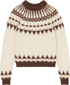 Свитер Saint Laurent Sweater &apos;Naturel/Marron/Beige&apos;, загар