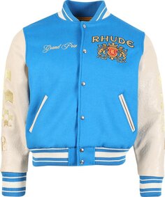 Куртка Rhude Grand Prix Varsity Jacket &apos;Multicolor&apos;, разноцветный