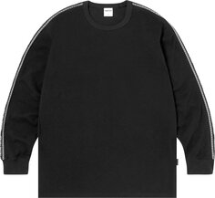 Лонгслив thisisneverthat Taped Long-Sleeve Top &apos;Black&apos;, черный