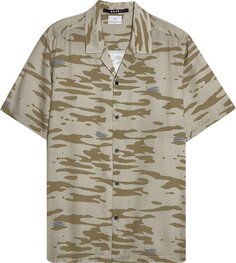 Рубашка Ksubi Blur Resort Short-Sleeve Shirt &apos;Camo&apos;, разноцветный