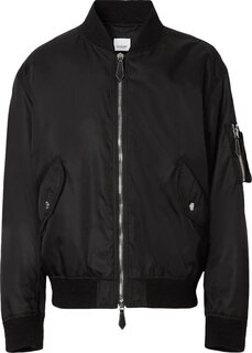 Бомбер Burberry Embroidered Bomber &apos;Black&apos;, черный