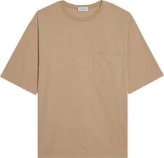 Футболка Lemaire Boxy T-Shirt &apos;Pale Straw&apos;, загар