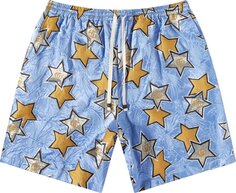 Шорты Gucci GG Star Pattern Short &apos;Azure/Gold&apos;, золотой