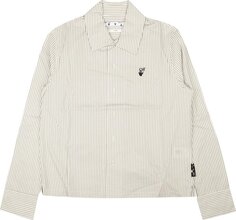 Рубашка Off-White Stripe Hand Off Shirt &apos;Grey&apos;, серый