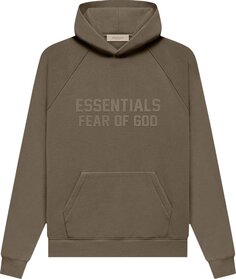 Худи Fear of God Essentials Hoodie &apos;Wood&apos;, коричневый