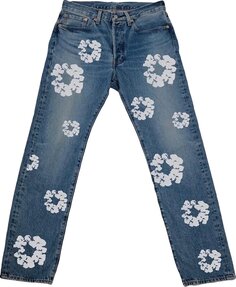 Джинсы Levi&apos;s x Denim Tears The Cotton Wreath Jean &apos;Vintage Wash&apos;, синий Levis