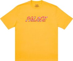 Футболка Palace Fluffly T-Shirt &apos;Light Orange&apos;, оранжевый