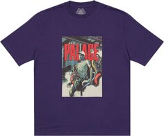 Футболка Palace Mangas T-Shirt &apos;Purple&apos;, фиолетовый