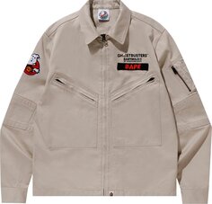 Рубашка BAPE x Ghostbusters Baby Milo Shirt &apos;Beige&apos;, загар