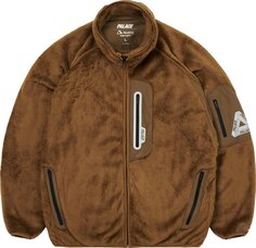 Куртка Palace Polartec High Loft Track Jacket &apos;Brown&apos;, коричневый
