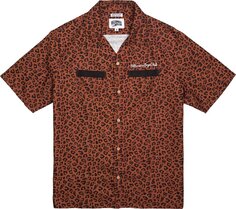 Рубашка Billionaire Boys Club Leone Woven Shirt &apos;Cheetah/Cinnamon&apos;, коричневый