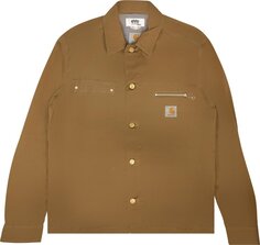 Куртка Junya Watanabe x Carhartt Utility Work Jacket &apos;Deep Beige&apos;, коричневый
