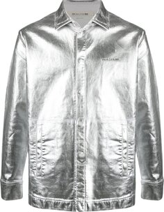 Рубашка 1017 ALYX 9SM Foil Denim Shirt &apos;Silver&apos;, серебряный