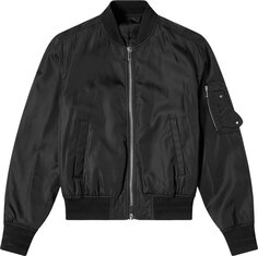 Куртка Dior Embroidered Logo Bomber Jacket &apos;Black&apos;, черный