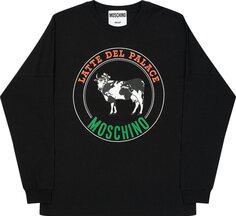 Лонгслив Palace x Moschino Cow Long-Sleeve &apos;Black&apos;, черный