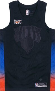 Футболка Kith x Nike For New York Knicks Jersey Swingman &apos;Black&apos;, черный