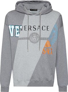 Худи Versace Compilation Print Hoodie &apos;Light Grey Melange&apos;, серый