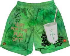 Шорты Cactus Jack by Travis Scott x McDonald&apos;s Shamrock Shake Shorts &apos;Green&apos;, зеленый