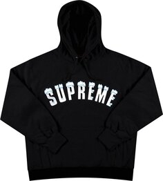 Толстовка Supreme Icy Arc Hooded Sweatshirt &apos;Black&apos;, черный