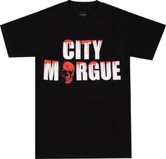 Футболка Vlone x City Morgue Drip Short-Sleeve T-Shirt &apos;Black&apos;, черный
