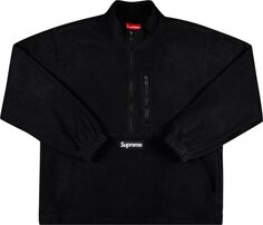 Пуловер Supreme x Polartec Half Zip Pullover &apos;Black&apos;, черный
