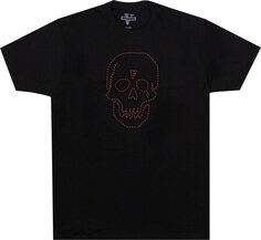 Футболка Vlone x Neighborhood Skull Short-Sleeve T-Shirt &apos;Black/Red&apos;, черный