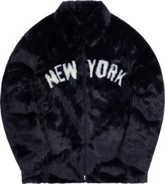 Куртка Kith For Major League Baseball New York Yankees Faux Fur Coaches Jacket &apos;Navy&apos;, синий
