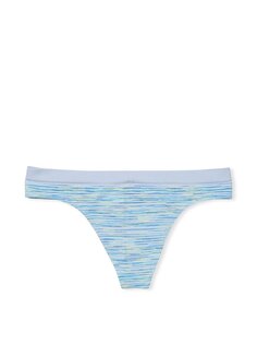 Трусы-стринги Seamless Thong Panty, Pale Blue Victoria's Secret