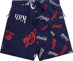 Шорты Kith x Coca-Cola Printed Short &apos;Navy&apos;, синий
