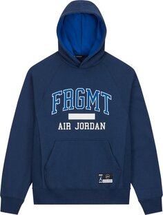 Худи Air Jordan x Fragment Pullover Hoodie &apos;Navy/Sport Royal/White&apos;, синий