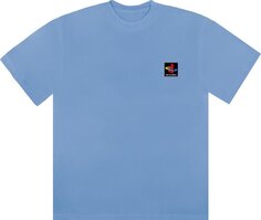 Футболка Cactus Jack by Travis Scott Gamer II T-Shirt &apos;Blue&apos;, синий