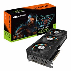 Видеокарта Gigabyte GeForce RTX 4070 Gaming OC 12ГБ, GV-N4070GAMING OC-12GD, черный