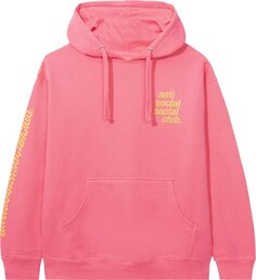 Худи Anti Social Social Club Food Court Hoodie &apos;Pink&apos;, розовый