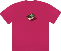 Футболка Cactus Jack by Travis Scott x McDonald&apos;s Cactus Sauce T-Shirt II &apos;Heliconia&apos;, розовый