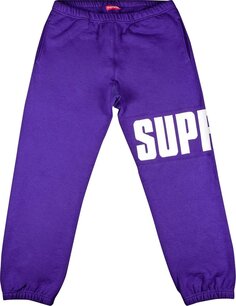 Спортивные брюки Supreme Rib Sweatpant &apos;Purple&apos;, фиолетовый