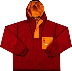 Анорак Supreme x Nike Jewel Reversible Ripstop Anorak &apos;Orange&apos;, красный