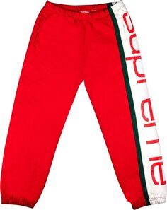Спортивные брюки Supreme Big Logo Paneled Sweatpant &apos;Red&apos;, красный