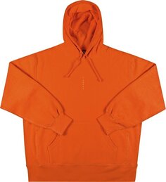 Толстовка Supreme Micro Logo Hooded Sweatshirt &apos;Burnt Orange&apos;, оранжевый