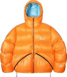 Парка Stussy Micro Ripstop Down Parka &apos;Orange&apos;, оранжевый